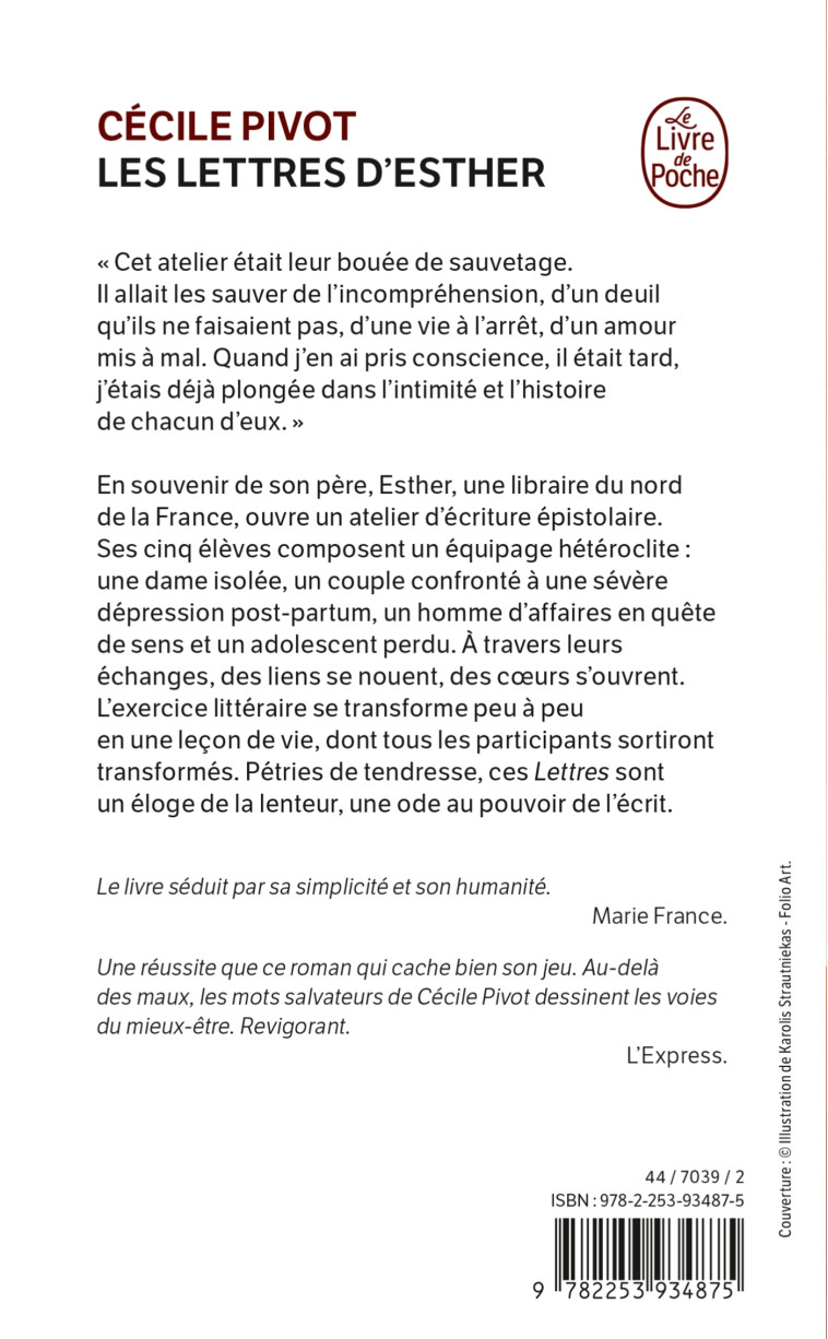 Les Lettres d'Esther - Cécile Pivot - LGF