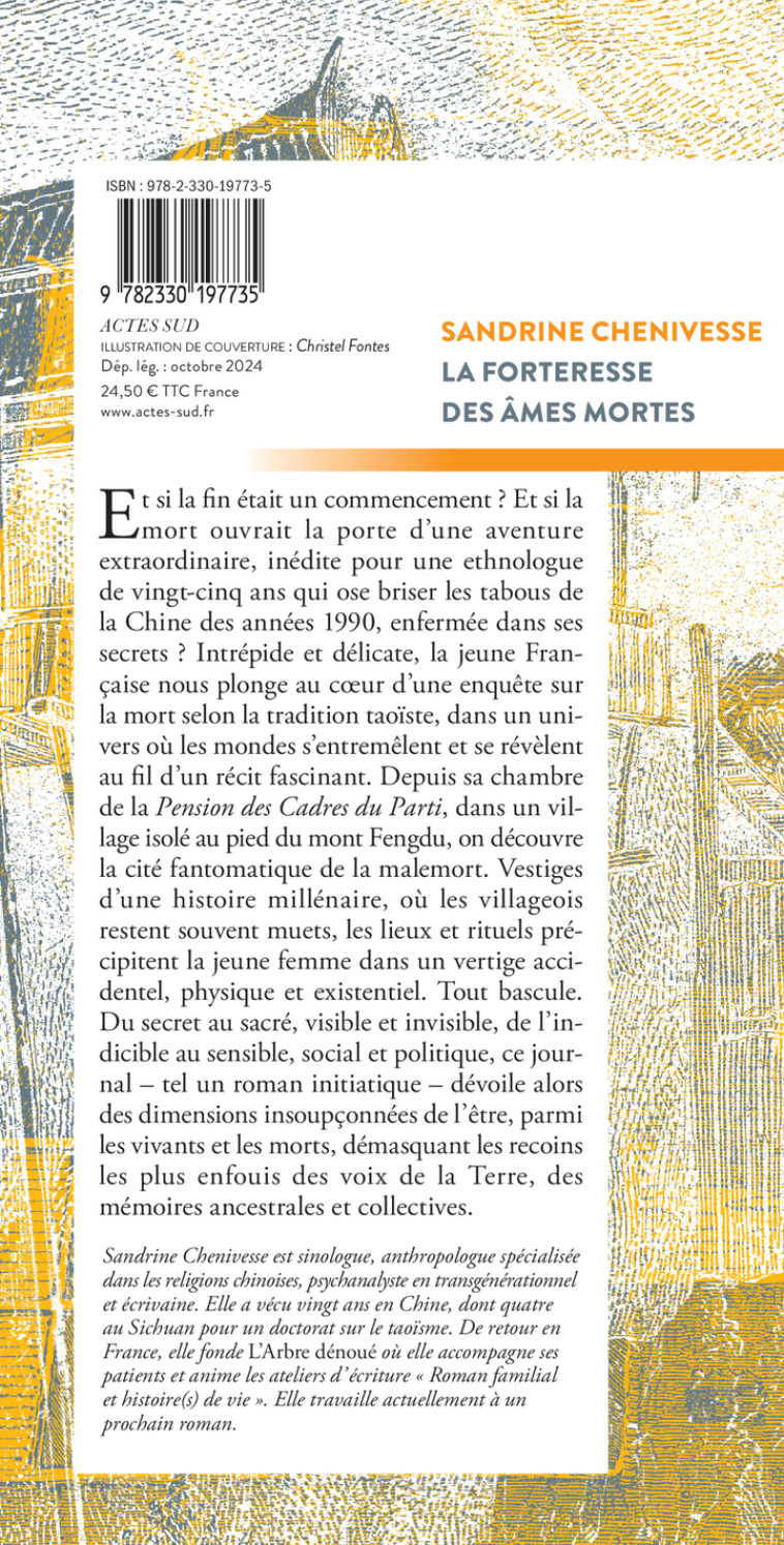 La forteresse des âmes mortes - Sandrine Chenivesse - ACTES SUD